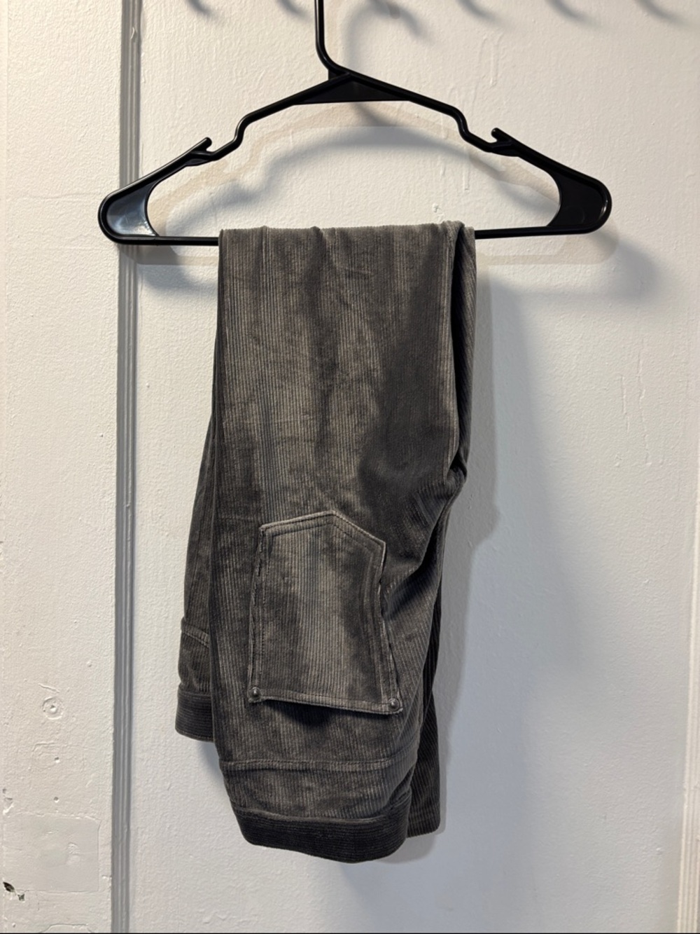 Simply Vera Vera Wang Men's Charcoal Corduroy Pants medium